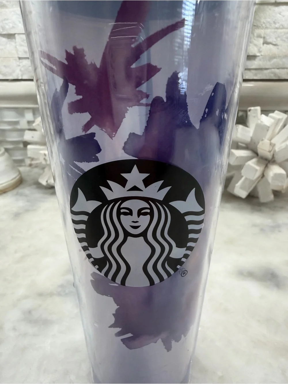Starbucks Tumblers in Teal, Purple, hot Pink, Aqua blue - Set of 4
